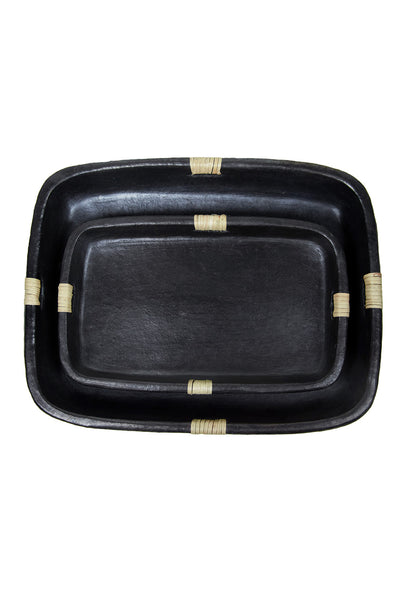 Black Small Longpi Platter