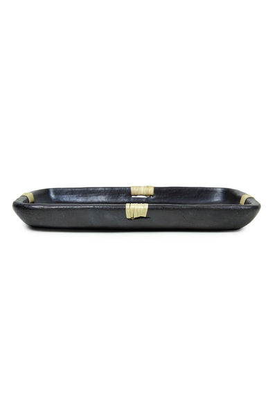 Black Small Longpi Platter