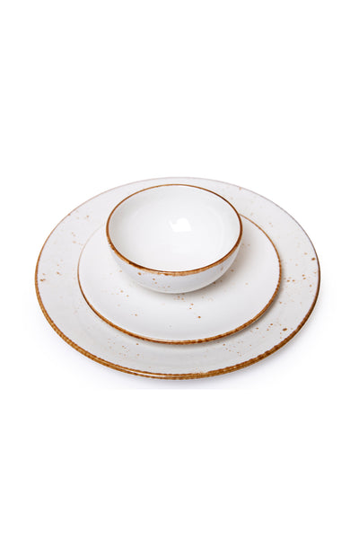 Set of 12 Casimir White Dinner Set- Set of 12