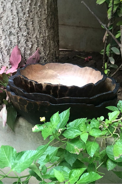 Rustic Wooden Bowl