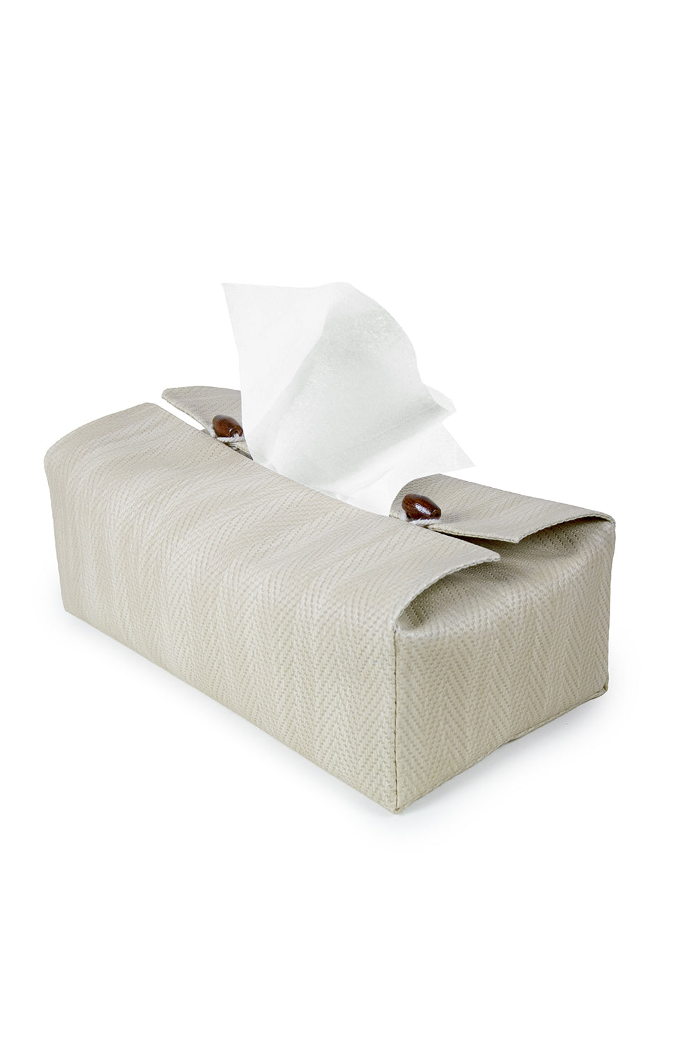 Chessa Woven Cream Tissue Cover