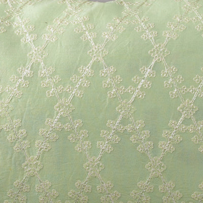 Sage Embroidered Cushion Cover