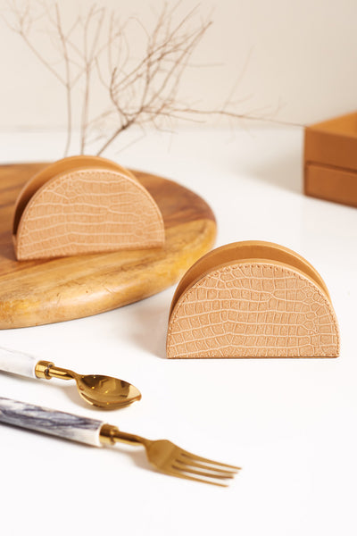 Lew Caramel Napkin Holder