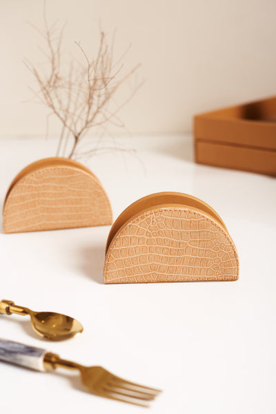 Lew Caramel Napkin Holder